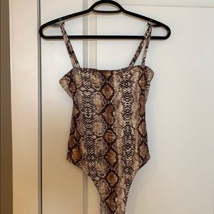 Shein Snakeskin Bodysuit